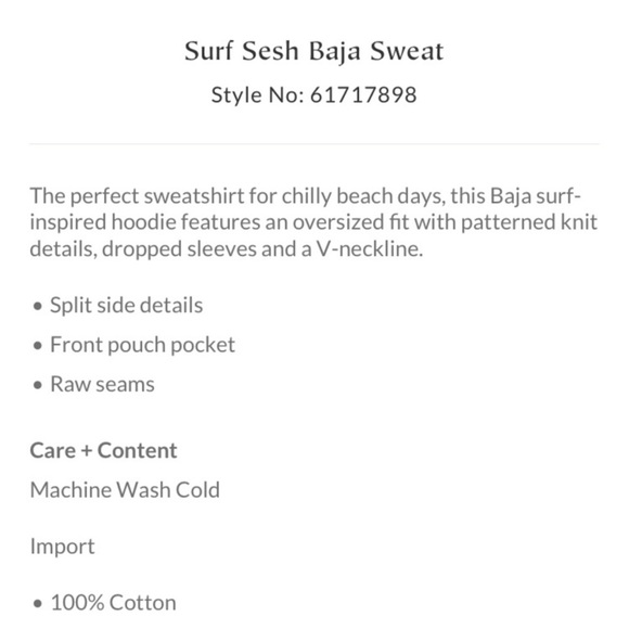 Fp movement sesh Baja sweat  small - Picture 5 of 6